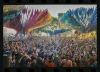 Lightning in a Bottle festival crowd gathered around a large outdoor stage.
