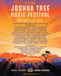 Joshua Tree Music Festival Fall 2026 illustrated lineup poster