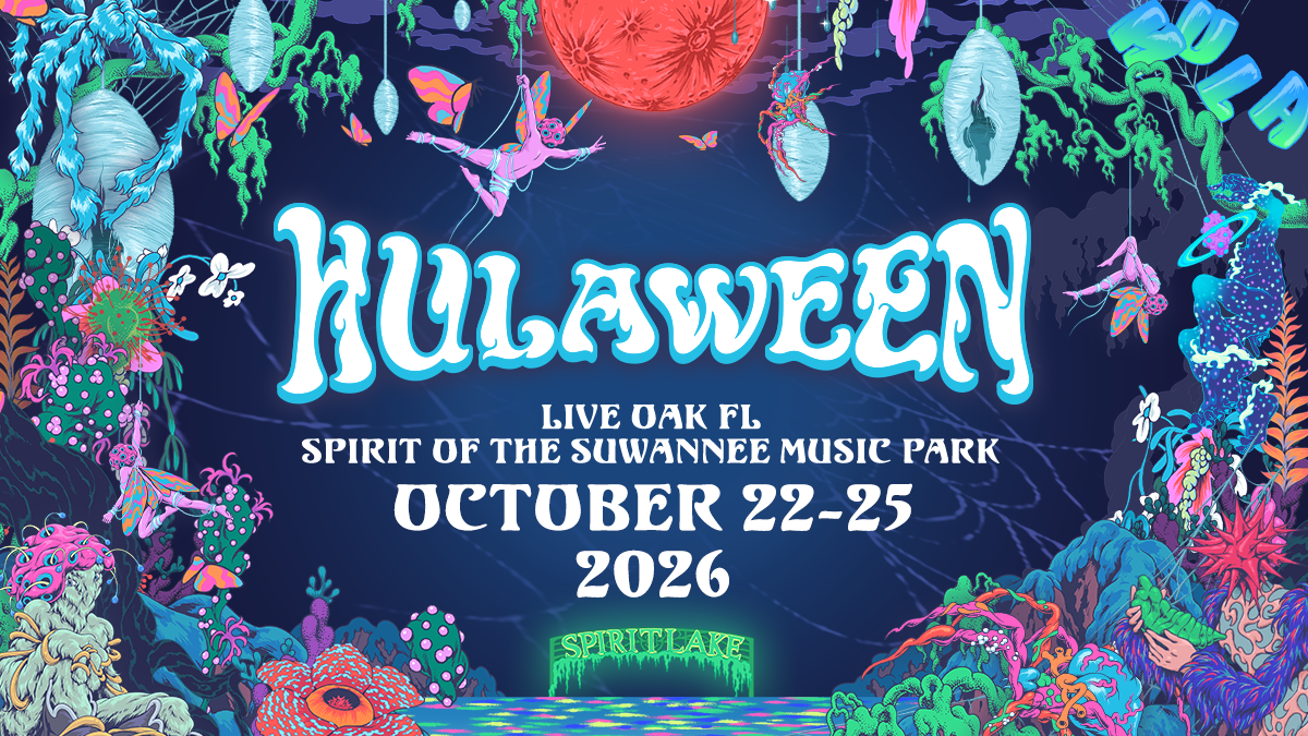 What Is Suwannee Hulaween '26? 2 Illustrated Hulaween banner naming Live Oak, Florida and October 22 to 25, 2026